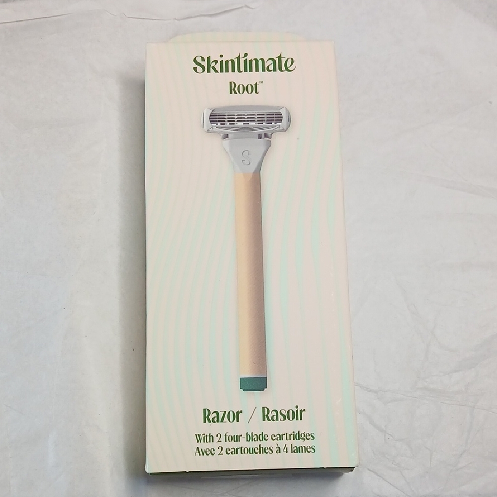 Skintimate Root Razor with 2 Four-blade Cartridges